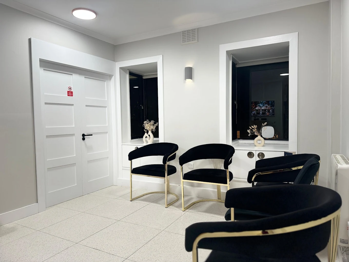 Revitalise London clinic waiting area