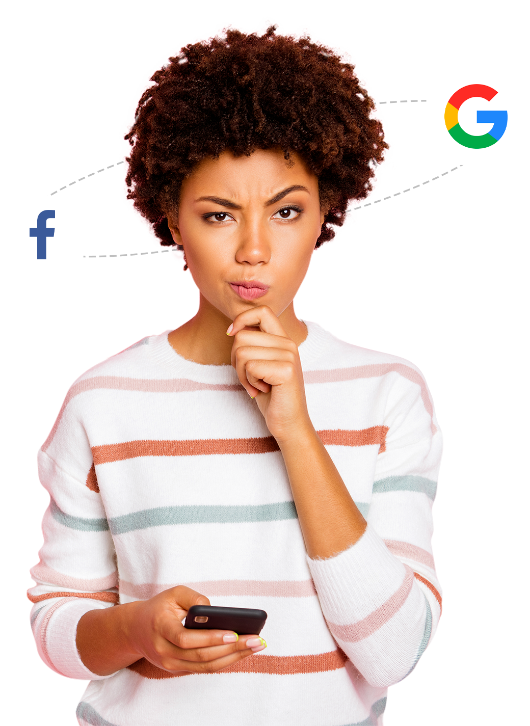 purepaid hero woman social icons